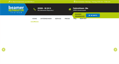 Desktop Screenshot of beamer-reparatur-zentrum.de